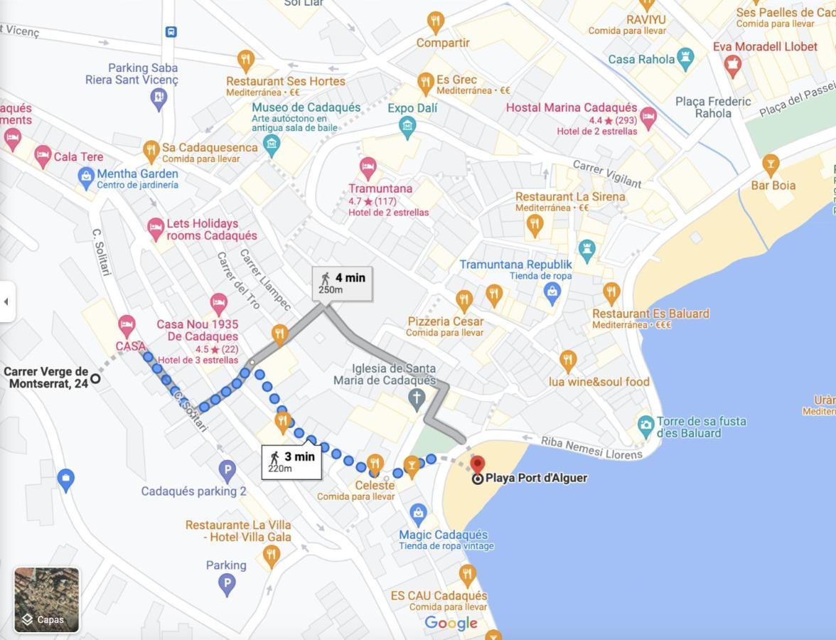 Apartamento Con Vistas Al Mar Кадакес Экстерьер фото