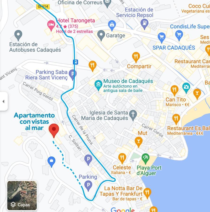 Apartamento Con Vistas Al Mar Кадакес Экстерьер фото